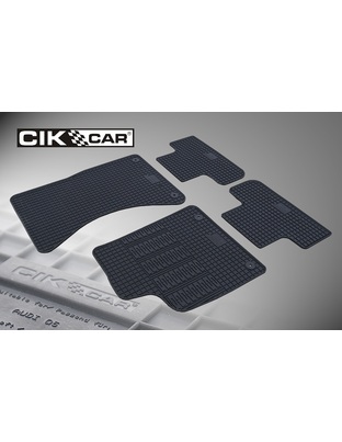 Cik - ΠΑΤΑΚΙΑ ΑΥΤΟΚΙΝΗΤΟΥ ΑΠΟ ΛΑΣΤΙΧΟ ΓΙΑ AUDI Q5 2008-2017 ΣΕ ΜΑΥΡΟ ΧΡΩΜΑ ΜΕ ΚΟΥΜΠΩΜΑΤΑ - 4 ΤΕΜ. (RM.AU.0005/CK)