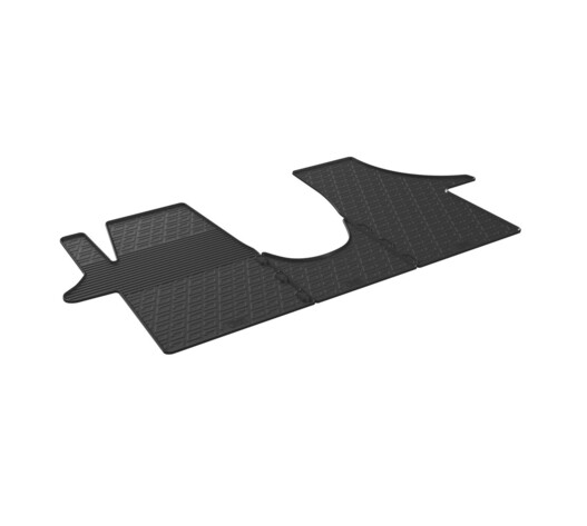 LAMPA - ΠΑΤΑΚΙΑ ΑΥΤΟΚΙΝΗΤΟΥ ΑΠΟ ΛΑΣΤΙΧΟ ΓΙΑ VW TRANSPORTER T5 / T6 04/2003-04/2015+ ΣΕ ΜΑΥΡΟ ΧΡΩΜΑ ΧΩΡΙΣ ΚΟΥΜΠΩΜΑΤΑ - 3 ΤΕΜ.