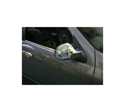 ΚΑΠΑΚΙΑ ΚΑΘΡΕΠΤΩΝ ΓΙΑ RENAULT TWINGO II HB 2001-2014 / SYMBOL / THALIA 2009-2013 ΧΡΩΜΙΟΥ 2 ΤΕΜ. ΠΛΑΣΤΙΚΑ