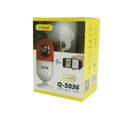 ΚΑΜΕΡΑ ΑΣΦΑΛΕΙΑΣ ΤΟΙΧΟΥ ΜΕ ΦΩΣ 5.0MP ANDOWL AN-Q-S036