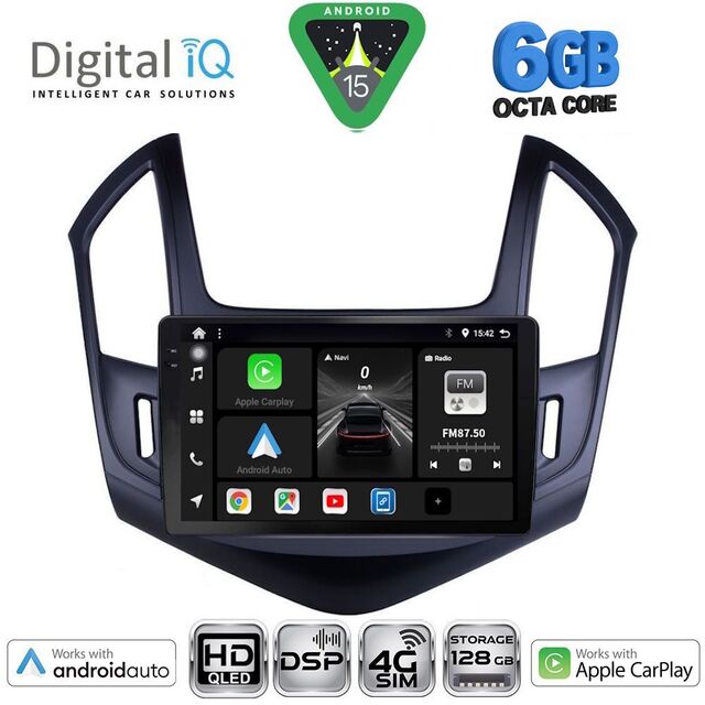DIGITAL IQ BXF 17076B_CPAA (9inc) MULTIMEDIA TABLET for CHEVROLET CRUZE mod. 2013-2015