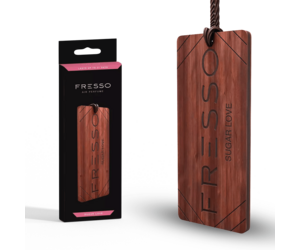 Fresso - Ξύλινο Κρεμαστό Αρωματικό Αυτοκινήτου Sugar Love - 1 τεμ. (159006/FRE)