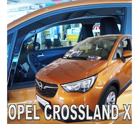 ΑΝΕΜΟΘΡΑΥΣΤΕΣ ΓΙΑ OPEL CROSSLAND X 5D 2017+ ΖΕΥΓΑΡΙ ΑΥΤΟΚΙΝΗΤΟΥ ΑΠΟ ΕΥΚΑΜΠΤΟ ΦΙΜΕ ΠΛΑΣΤΙΚΟ HEKO - 2 ΤΕΜ.