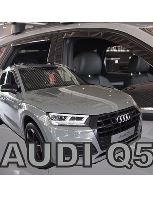 ΑΝΕΜΟΘΡΑΥΣΤΕΣ ΓΙΑ AUDI Q5 5D 2016+ ΣΕΤ ΑΥΤΟΚΙΝΗΤΟΥ ΑΠΟ ΕΥΚΑΜΠΤΟ ΦΙΜΕ ΠΛΑΣΤΙΚΟ HEKO - 4 ΤΕΜ.