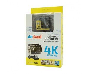 ΑΔΙΑΒΡΟΧΗ ACTION CAMERA 4K ANDOWL AN-QY-06K