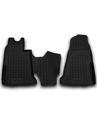 ΠΑΤΑΚΙΑ ΣΕ ΣΚΑΦΗ TPE ΛΑΣΤΙΧΟ ΓΙΑ FORD TOURNEO / TRANSIT MT VAN 07/2000-03/2014  ΣΕ ΜΑΥΡΟ ΧΡΩΜΑ NOVLINE - 2 ΤΕΜ.