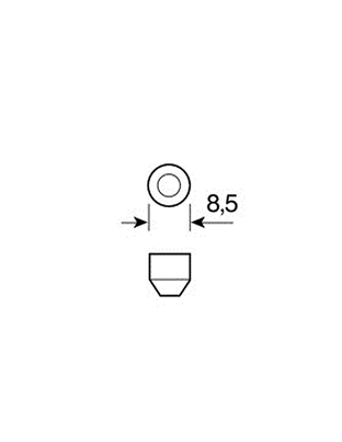 ΛΑΜΠΑΚΙ ΠΛΑΦΟΝΙΕΡΑΣ 6 LED 13x35mm