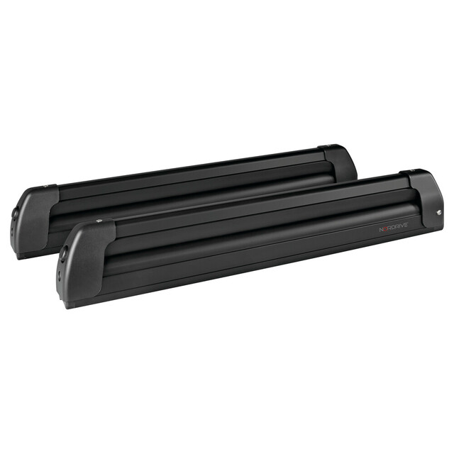 Nordrive - Βάση Σκι Οροφής Pro‑Slider EVO PS‑60 Black σε Μαύρο Χρώμα με Αντικλεπτικό Σύστημα και Συρόμενη Λειτουργία σε Διαστάσεις 800x50x135 mm για 6 ζευγάρια σκι ή 4 snowboard - 1 τεμ. (N40001)