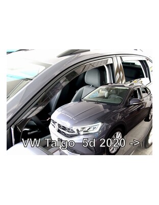 ΑΝΕΜΟΘΡΑΥΣΤΕΣ ΓΙΑ VW TAIGO 5D 2020+ ? ΖΕΥΓΑΡΙ ΑΠΟ ΕΥΚΑΜΠΤΟ ΦΙΜΕ ΠΛΑΣΤΙΚΟ HEKO - 2 ΤΕΜ.