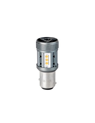 P21/5W 12/24V BAY15d 12xSMD3030 LED CAN-BUS ΚΟΚΚΙΝΟ PLATINIUM BLISTER M-TECH - 1 Τεμ.