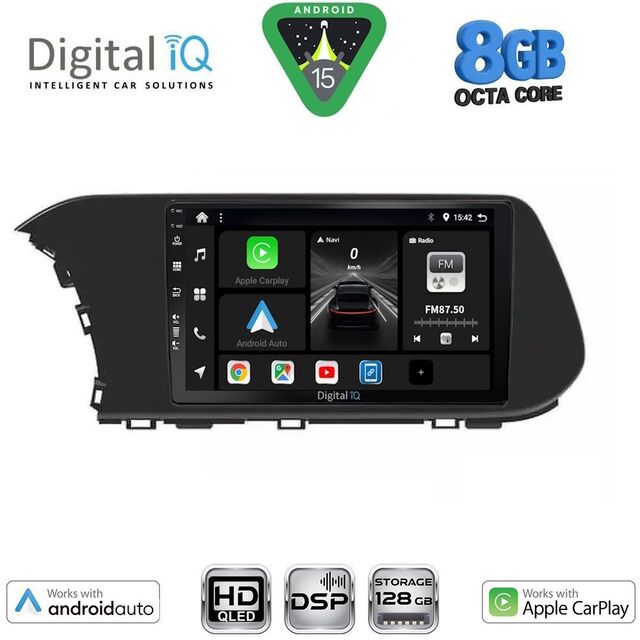DIGITAL IQ BXF 7220_CPAA (10inc) MULTIMEDIA TABLET for HYUNDAI i20 - BAYON mod. 2021-2026