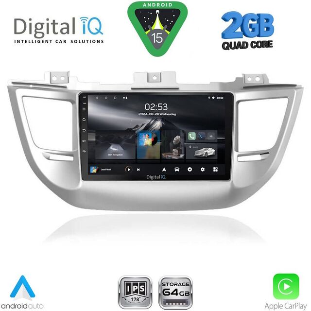 DIGITAL IQ RSD 1243_CPA (9inc) MULTIMEDIA TABLET for HYUNDAI TUCSON  mod. 2015-2019