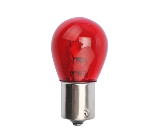 P21W 12V 21W BA15s ΜΟΝΟΠΟΛΙΚΟ ΚΟΚΚΙΝΟ DYED-GLASS ΚΟΥΤΙ 10ΤΕΜ.
