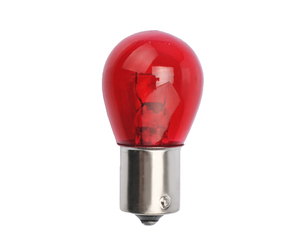 P21W 12V 21W BA15s ΜΟΝΟΠΟΛΙΚΟ ΚΟΚΚΙΝΟ DYED-GLASS ΚΟΥΤΙ 10ΤΕΜ.