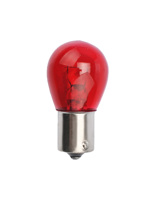 P21W 12V 21W BA15s ΜΟΝΟΠΟΛΙΚΟ ΚΟΚΚΙΝΟ DYED-GLASS ΚΟΥΤΙ 10ΤΕΜ.