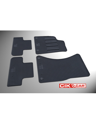 Cik - ΠΑΤΑΚΙΑ ΑΥΤΟΚΙΝΗΤΟΥ ΑΠΟ ΛΑΣΤΙΧΟ ΓΙΑ AUDI Q5 2008-2017 ΣΕ ΜΑΥΡΟ ΧΡΩΜΑ ΜΕ ΚΟΥΜΠΩΜΑΤΑ - 4 ΤΕΜ. (RM.AU.0005/CK)