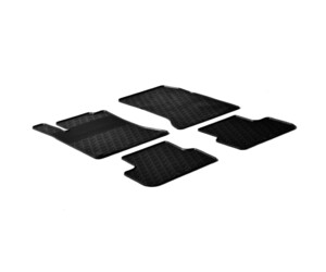 LAMPA - ΠΑΤΑΚΙΑ ΑΥΤΟΚΙΝΗΤΟΥ ΑΠΟ ΛΑΣΤΙΧΟ ΓΙΑ MERCEDES CLA C117 4D 02/2013-2019 / MERCEDES A CLASS W176 10/2012-2018 / B CLASS W246 10/2011-2019 ΣΕ ΜΑΥΡΟ ΧΡΩΜΑ ME ΚΟΥΜΠΩΜΑΤΑ - 4 ΤΕΜ.