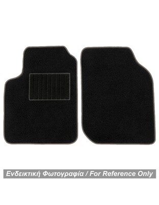 ΠΑΤΑΚΙΑ ΜΟΚΕΤΑ ΓΙΑ MERCEDES SMART 450 1998-2006 ΜΑΥΡΟ ΜΕ ΓΚΡΙ ΡΕΛΙ RACE AXION - 2 ΤΕΜ.