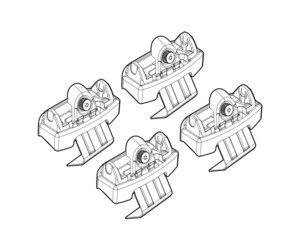 ΑΚΡΑ ΓΙΑ ΜΠΑΡΕΣ NORDRIVE ΓΙΑ RENAULT CLIO 5D 11/12+ KIT