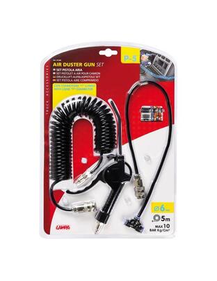 ΠΙΣΤΟΛΙ ΑΕΡΑ ΜΕ ΣΠΙΡΑΛ P-5 6mm 5m 10bar kg/cm2  ME ΣΥΝΔΕΣΜΟΣ ΑΕΡΑ T 6mm ΤΑΧΕΙΑΣ ΕΛΕΥΘΕΡΩΣΗΣ