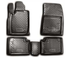 ΠΑΤΑΚΙΑ ΣΕ ΣΚΑΦΗ TPE ΛΑΣΤΙΧΟ ΓΙΑ JEEP GRAND CHEROKEE 01/2011-04/2013  ΣΕ ΑΝΘΡΑΚΙ ΣΚΟΥΡΟ ΓΚΡΙ ΧΡΩΜΑ NOVLINE - 4 ΤΕΜ.