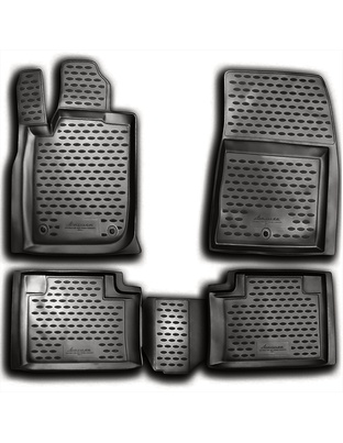 ΠΑΤΑΚΙΑ ΣΕ ΣΚΑΦΗ TPE ΛΑΣΤΙΧΟ ΓΙΑ JEEP GRAND CHEROKEE 01/2011-04/2013  ΣΕ ΑΝΘΡΑΚΙ ΣΚΟΥΡΟ ΓΚΡΙ ΧΡΩΜΑ NOVLINE - 4 ΤΕΜ.