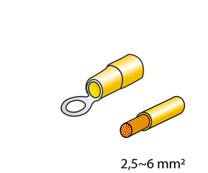 ΦΙΣΑΚΙΑ (ΚΙΤΡΙΝΟ - 5mm) - 10 ΤΕΜ.
