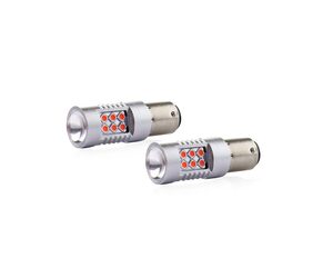 Amio - PR21/5W 12/24V 1,3/1,7W 6.000k LED 24xSMD3030 CAN-BUS ΚΟΚΚΙΝΟ 18x56mm 2ΤΕΜ. (02579/AM)
