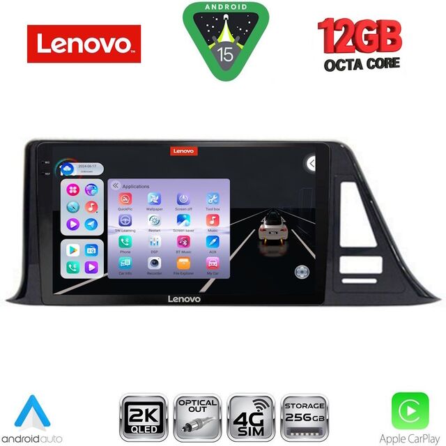 LENOVO SSZ 12709_CPA (9inc) MULTIMEDIA TABLET for TOYOTA CH-R mod. 2017-2023