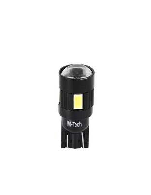 T10 W5W 12V W2,1x9,5d LED 6xSMD5730 ΛΕΥΚΟ (ΚΑΡΦΩΤΟ CAN-BUS) BLISTER 2ΤΕΜ. M-TECH