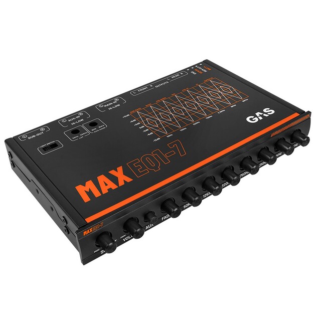 PRO Equalizer αυτοκινήτου Gas Audio Power Level 1 MAX EQ1-7