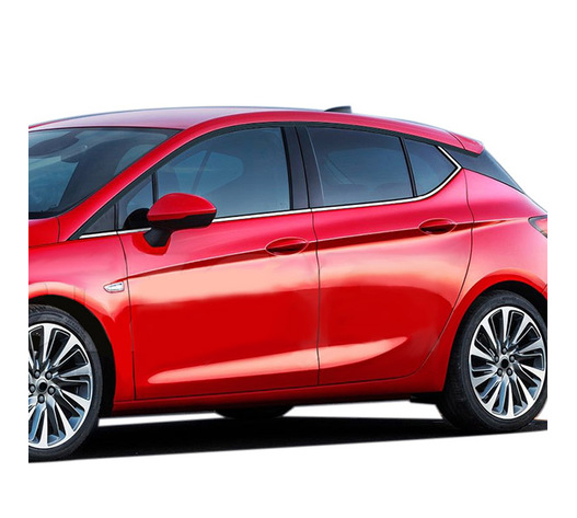 TRIM  ΠΑΡΑΘΥΡΩΝ ΑΥΤΟΚΟΛΛΗΤΑ ΧΡΩΜΙΟΥ 6ΤΕΜ. ΓΙΑ OPEL ASTRA K 5D 2015+