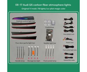 DIQ AMBIENT AUDI Q5 (8R) (Digital iQ Ambient Light for Audi Q5 mod. 2008-2017 with 18 Lights)