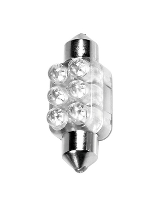 ΛΑΜΠΑΚΙ ΠΛΑΦΟΝΙΕΡΑΣ 6 LED 13x35mm