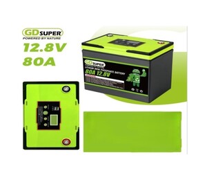 ΜΠΑΤΑΡΙΑ ΛΙΘΙΟΥ ΦΩΣΦΟΡΙΚΟΥ ΣΙΔΗΡΟΥ GD SUPER 80A 12.8V