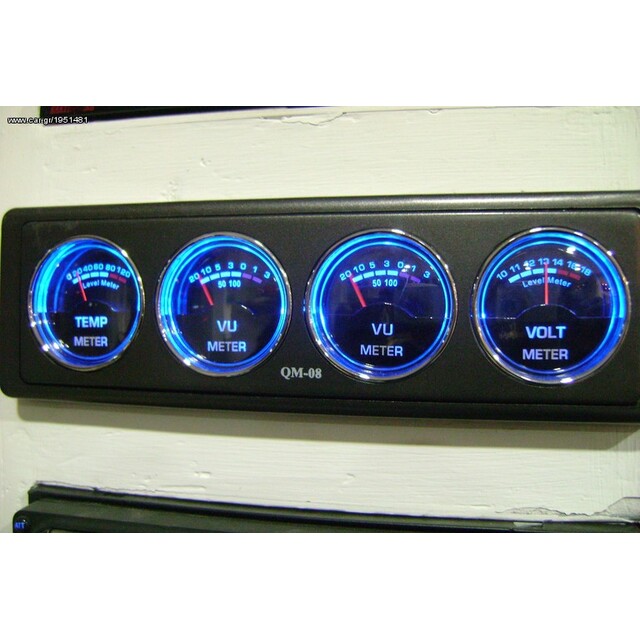 VU METER ΑΥΤΟΚΙΝΗΤΟΥ QM-08 .