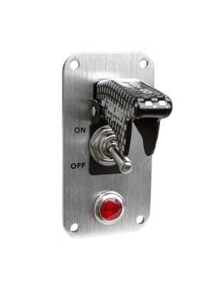 ΔΙΑΚΟΠΤΗΣ ON/OFF BABY GO LIGHT EVO ΑΕΡΟΠΟΡΙΚΟΥ ΤΥΠΟΥ 12V 20A ΚΑΙ ΕΝΔΕΙΞΗ LED (CARBON ΚΑΠΑΚΙ ΜΕ ΒΑΣΗ ΧΡΩΜΙΟΥ)