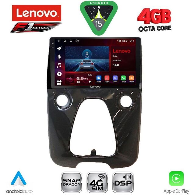 LENOVO SSQ 9708_CPA A/C (10inc) MULTIMEDIA TABLET for CITROEN C1-PEUGEOT 108-TOYOTA AYGO mod. 2014-2022