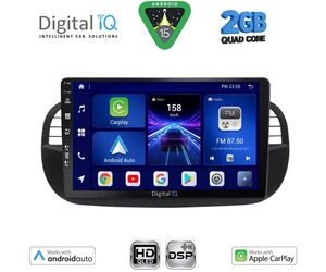 DIGITAL IQ BXC 3130BL_CPAA (9inc) MULTIMEDIA TABLET for FIAT 500 mod. 2007-2015 (BLACK)