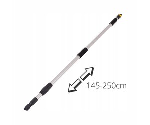 Amio Ανταλλακτικό Πτυσσόμενο Κοντάρι 145-250cm για Κεφαλή Βούρτσας Πλυσίματος Οχημάτων (01274) - 1 τεμ. (01274-KONT/AM)