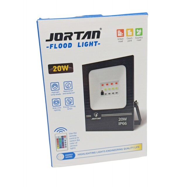 LED ΠΡΟΒΟΛΕΑΣ 20W/RGB/220V JGTGD-TP20WRGB