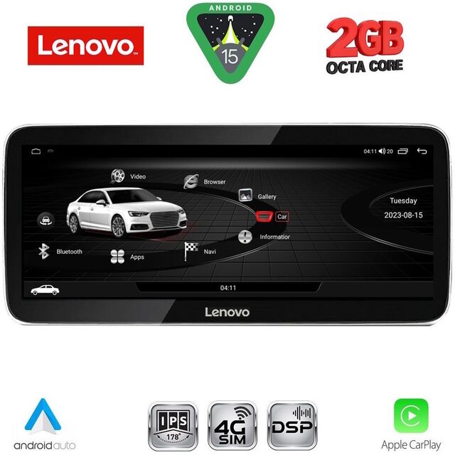 LENOVO LVF 12915_CPA (12.3inc) MULTIMEDIA SYSTEM for AUDI A3 mod. 2013-2021