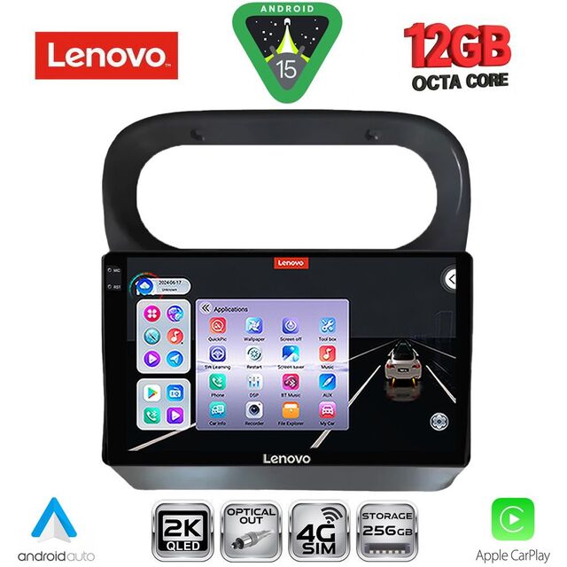 LENOVO SSZ 12559_CPA (9inc) MULTIMEDIA TABLET for RENAULT TWINGO mod. 2007-2014