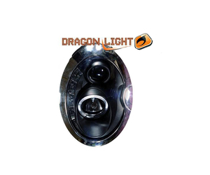 ΦΑΝΑΡΙΑ ΓΙΑ BMW MINI R50/R52/R53 01-06 DRAGONLIGHT+LED BLACK