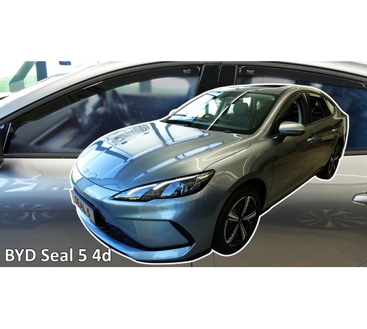 Heko - Ανεμοθραύστες για Byd Seal 5 4 Doors 2025+ Σετ Αυτοκινήτου Απο Εύκαμπτο Φιμέ Πλαστικό - 4 τεμ. (ΑΝΕΜ.SET11315)