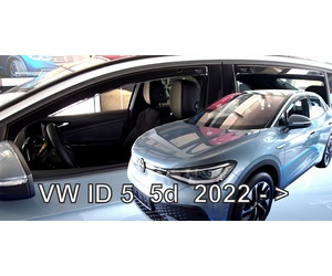 ΑΝΕΜΟΘΡΑΥΣΤΕΣ ΓΙΑ VW ID.5 5D 2022+  ΣΕΤ ΑΥΤΟΚΙΝΗΤΟΥ ΑΠΟ ΕΥΚΑΜΠΤΟ ΦΙΜΕ ΠΛΑΣΤΙΚΟ HEKO - 4 ΤΕΜ.