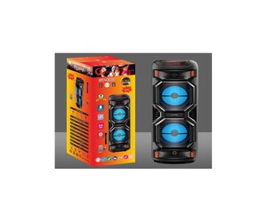 ΦΟΡΗΤΟ ΗΧΕΙΟ SUBWOOFER 2x8.5'' ΜΕ ΣΥΣΤΗΜΑ ΚΑΡΑΟΚΕ GY-8809