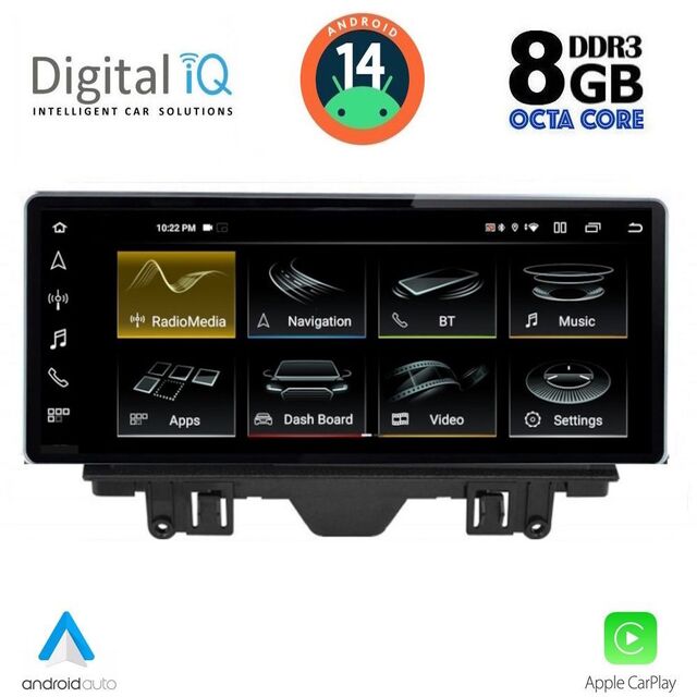 DIGITAL IQ TPK 16923_CPA (10.25inc) MULTIMEDIA SYSTEM for AUDI Q3 mod. 2011-2019 (Low version)
