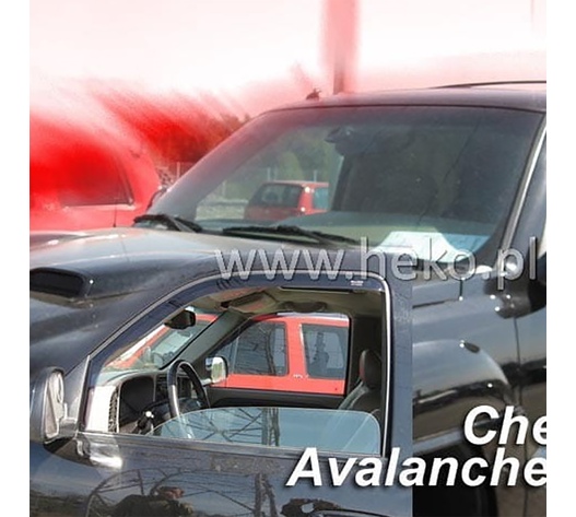 ΑΝΕΜΟΘΡΑΥΣΤΕΣ ΓΙΑ CHEVROLET AVALANCHE 4D 2002-2006 ΖΕΥΓΑΡΙ ΑΠΟ ΕΥΚΑΜΠΤΟ ΦΙΜΕ ΠΛΑΣΤΙΚΟ HEKO - 2 ΤΕΜ.