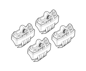 ΑΚΡΑ ΓΙΑ ΜΠΑΡΕΣ NORDRIVE ΓΙΑ FIAT 500 07/07+ KIT